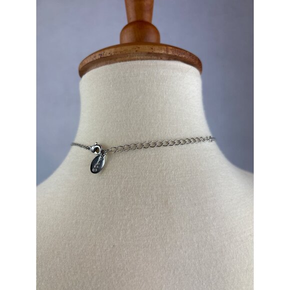 Disney Mickey Mouse Silver-Tone Necklace Adjustable Chain - Picture 5 of 7